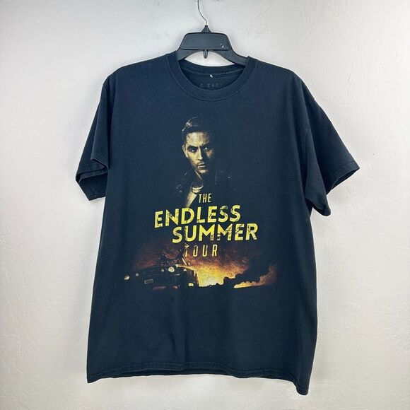 G-Eazy T-shirt Mens L Black Yellow The Endless Summer Tour‎ Short Sleeve Tee - Picture 1 of 8